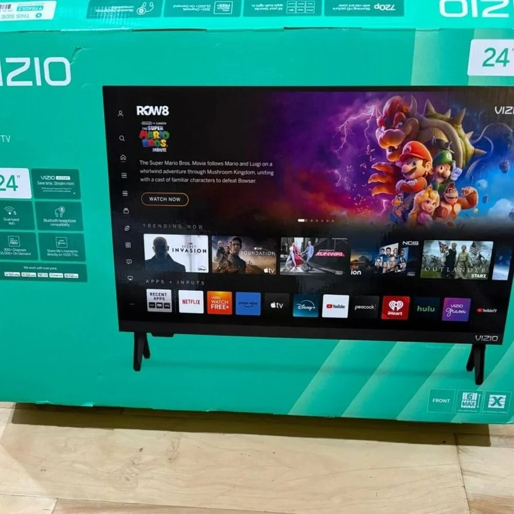 VIZIO 24” Smart LED TV HD 720p Built-In Streaming Brand New - Picture 5 of 8